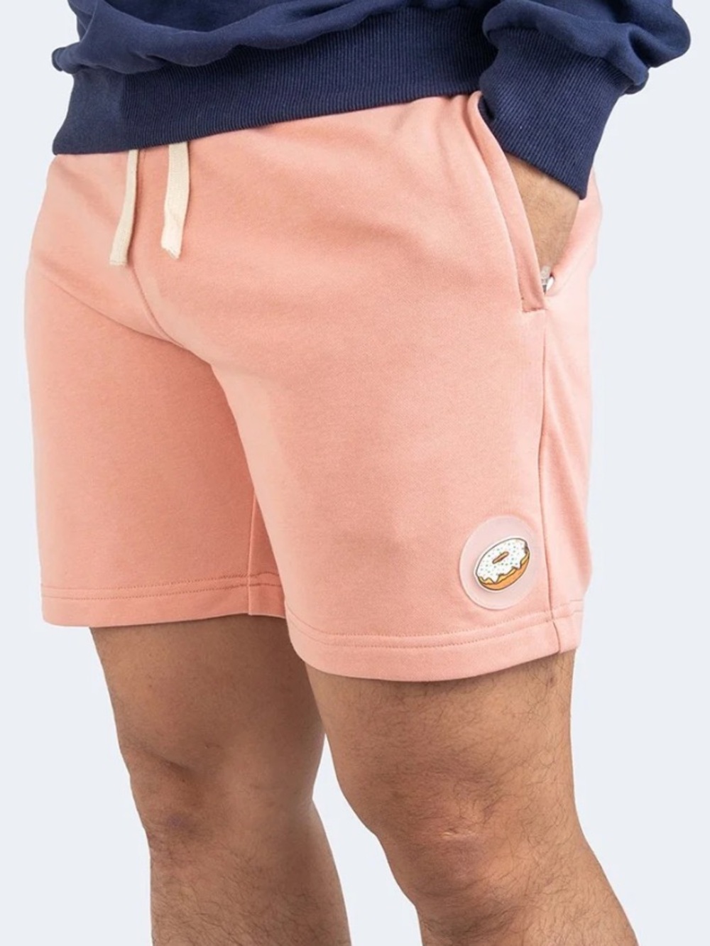 Men's Drawstring Shorts in Dusty Pink